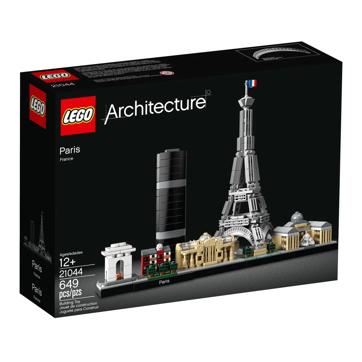 LEGO Architecture Paris, 21044, Ages 12+, 649 Pieces - Image 2