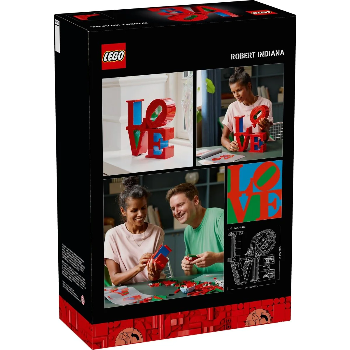LEGO Art LOVE, 31214, Ages 18+, 791 Pieces - Image 3