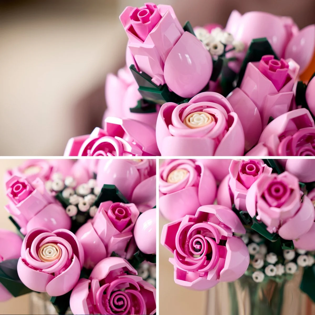 LEGO Botanical Bouquet of Pink Roses, 10374, Ages 18+, 789 Pieces - Image 9