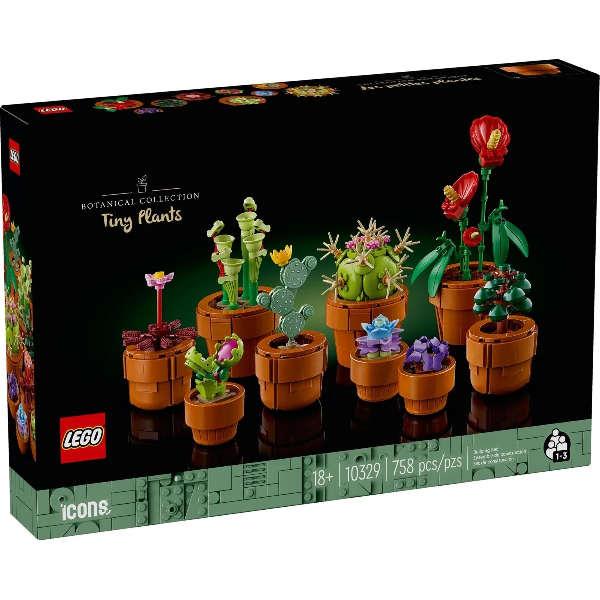 LEGO Botanical Tiny Plants, 10329, Ages 18+, 758 Pieces - Image 2
