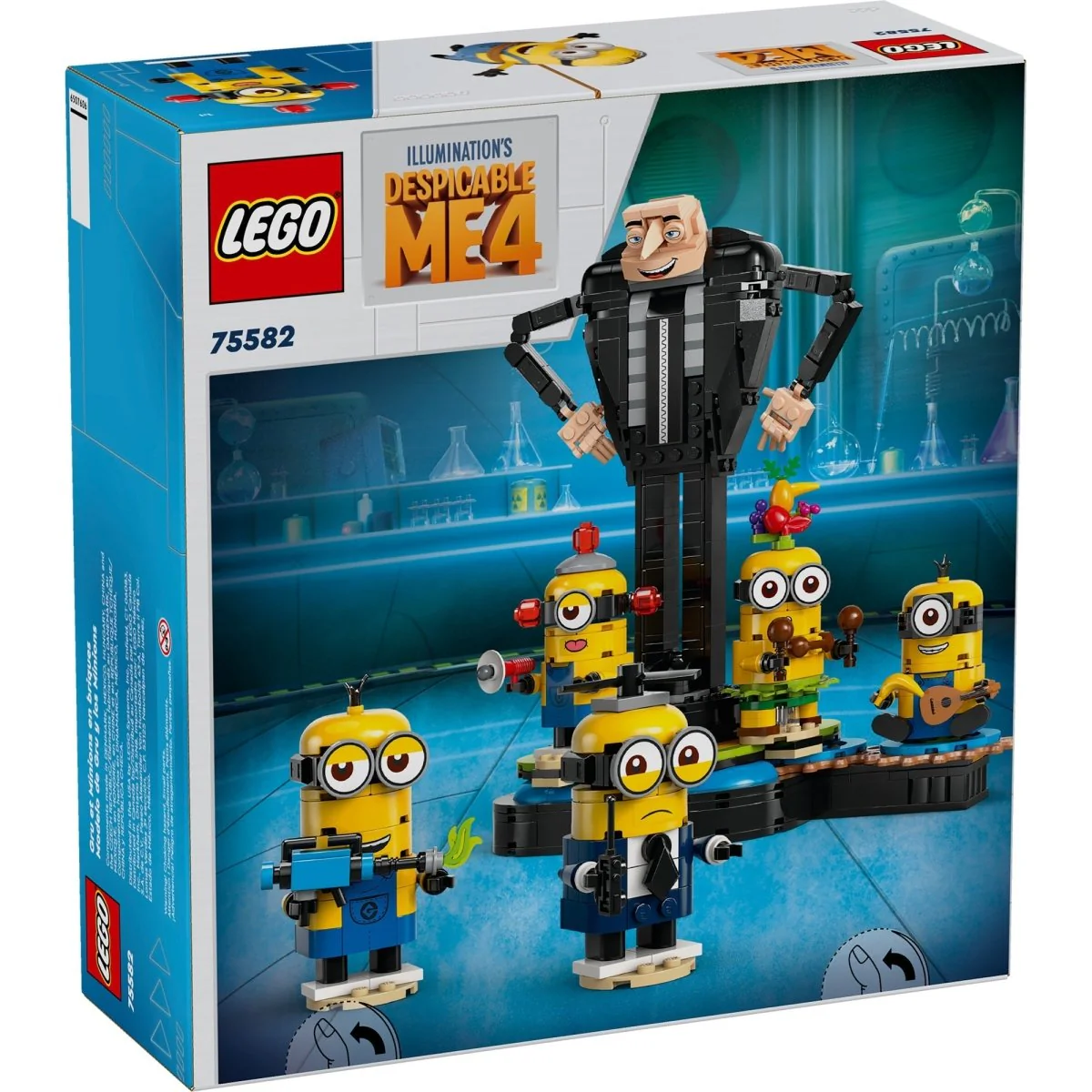 LEGO Brick-Built Gru and Minions, 75582, Ages 9, 839 Pieces - Image 3