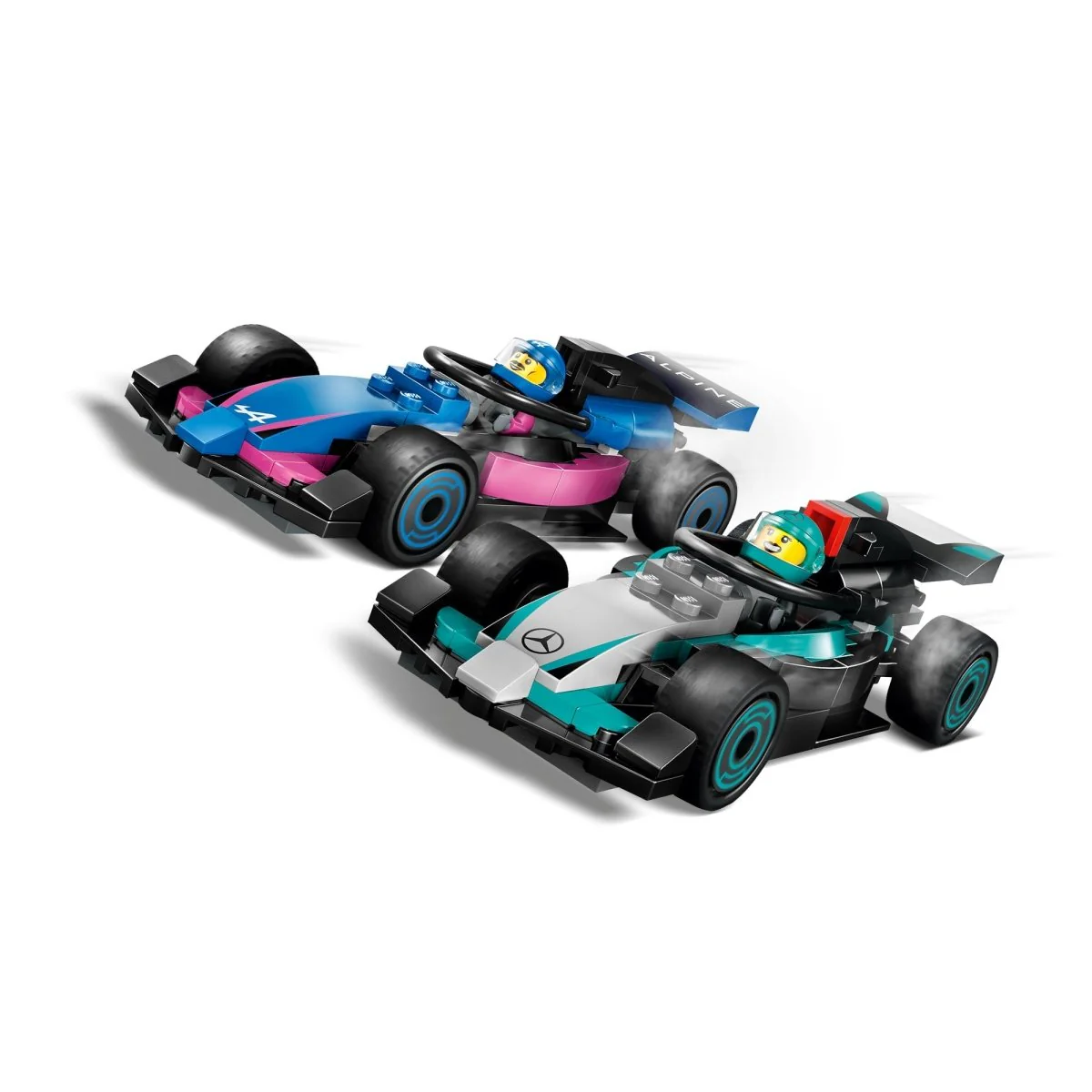 LEGO City F1 Garage & Mercedes-AMG & Alpine Cars, 60444, Ages 7+, 678 Pieces - Image 7