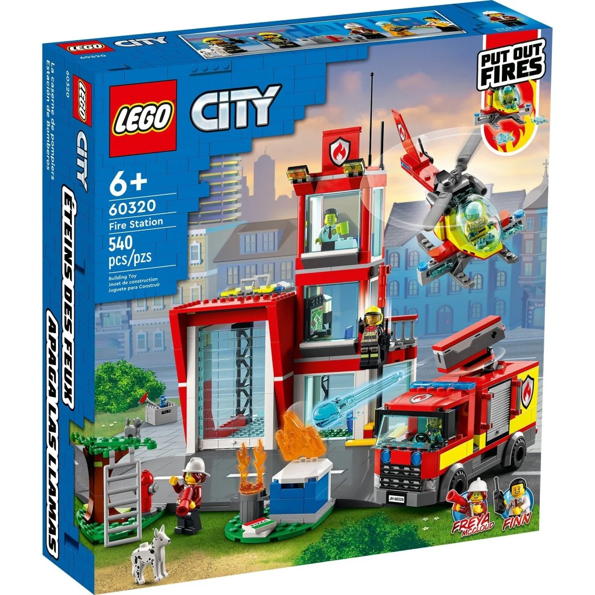 LEGO City Fire Station, 60320, Ages 6+, 540 Pieces - Image 2