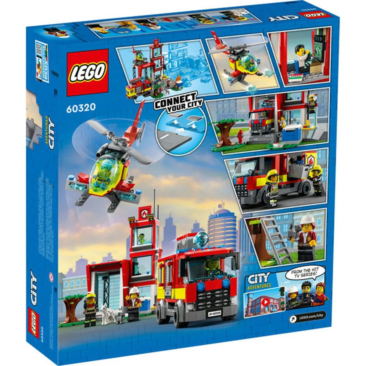 LEGO City Fire Station, 60320, Ages 6+, 540 Pieces - Image 3