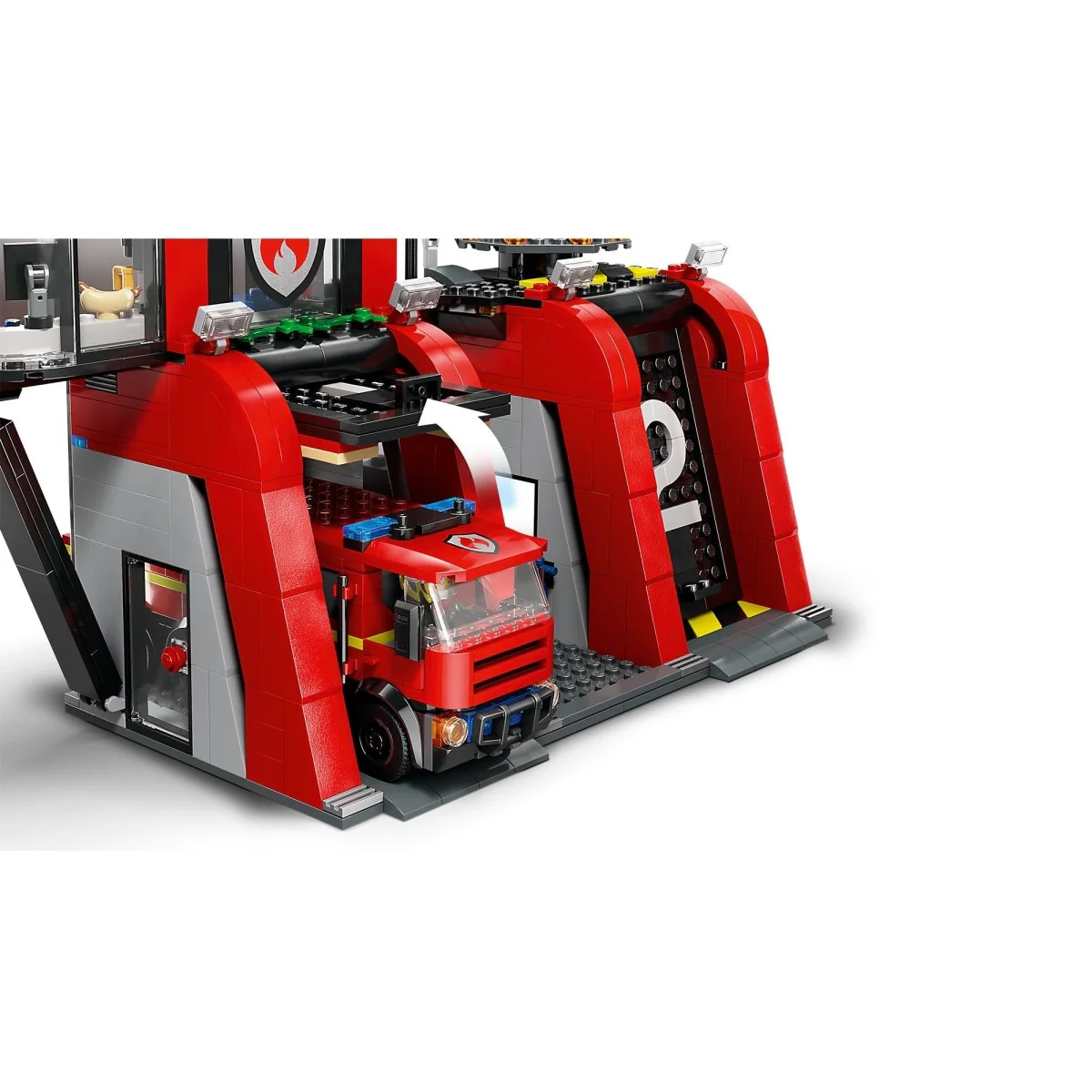 LEGO City Fire Station with Fire Truck, 60414, Ages 6+, 843 Pieces - Image 7