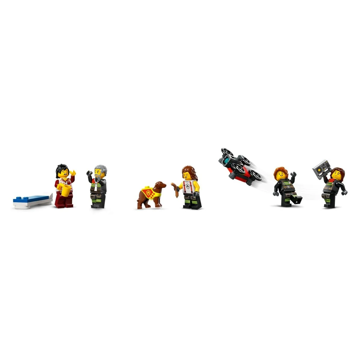 LEGO City Fire Station with Fire Truck, 60414, Ages 6+, 843 Pieces - Image 8