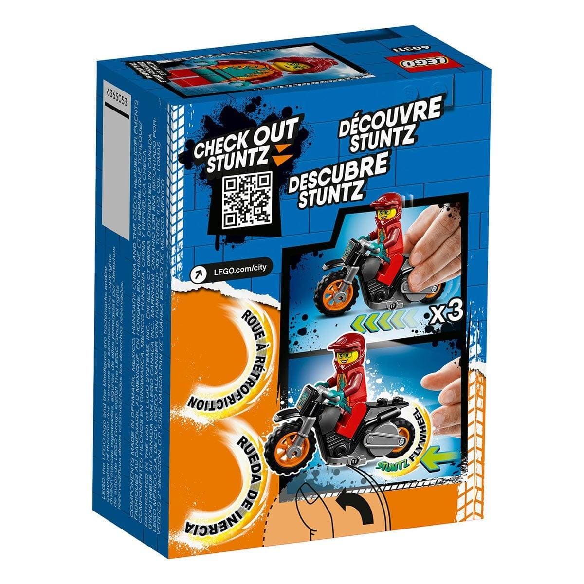 LEGO City Fire Stunt Bike 60311, Ages 5+ - Image 2