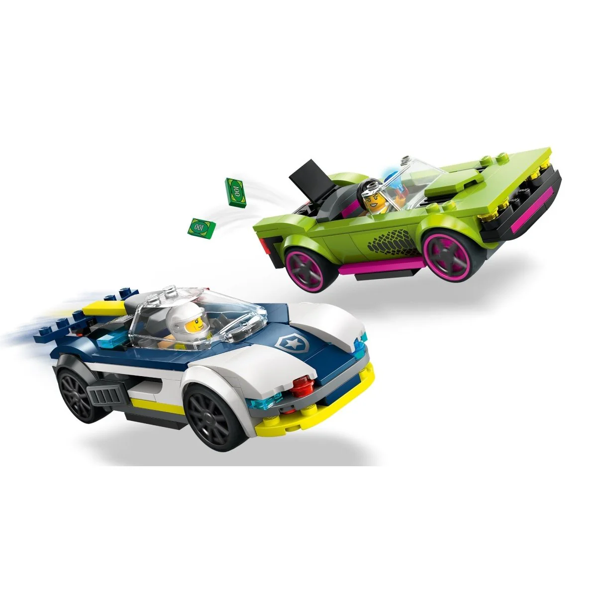 LEGO City Police Car and Muscle Car Chase, 60415, Ages 6+, 213 Pieces - Image 5