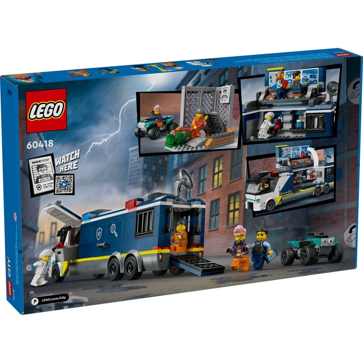 LEGO City Police Mobile Crime Lab Truck, 60418, Ages 7+, 674 Pieces - Image 3