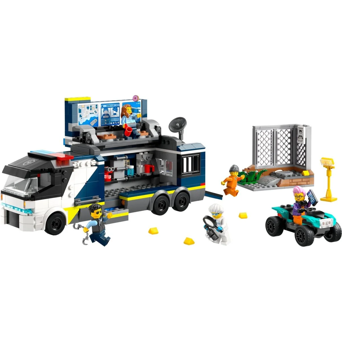 LEGO City Police Mobile Crime Lab Truck, 60418, Ages 7+, 674 Pieces - Image 4