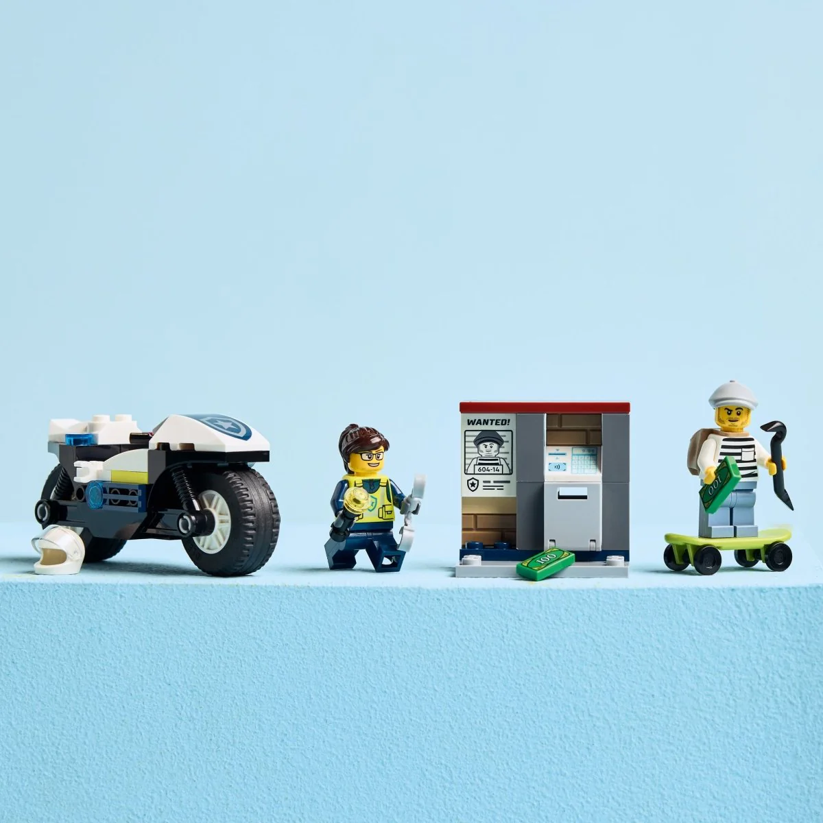 LEGO City Police Motorcycle Chase, 60455, Ages 4+, 65 Pieces - Image 14