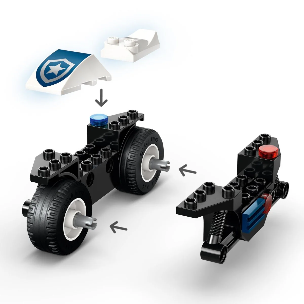 LEGO City Police Motorcycle Chase, 60455, Ages 4+, 65 Pieces - Image 9