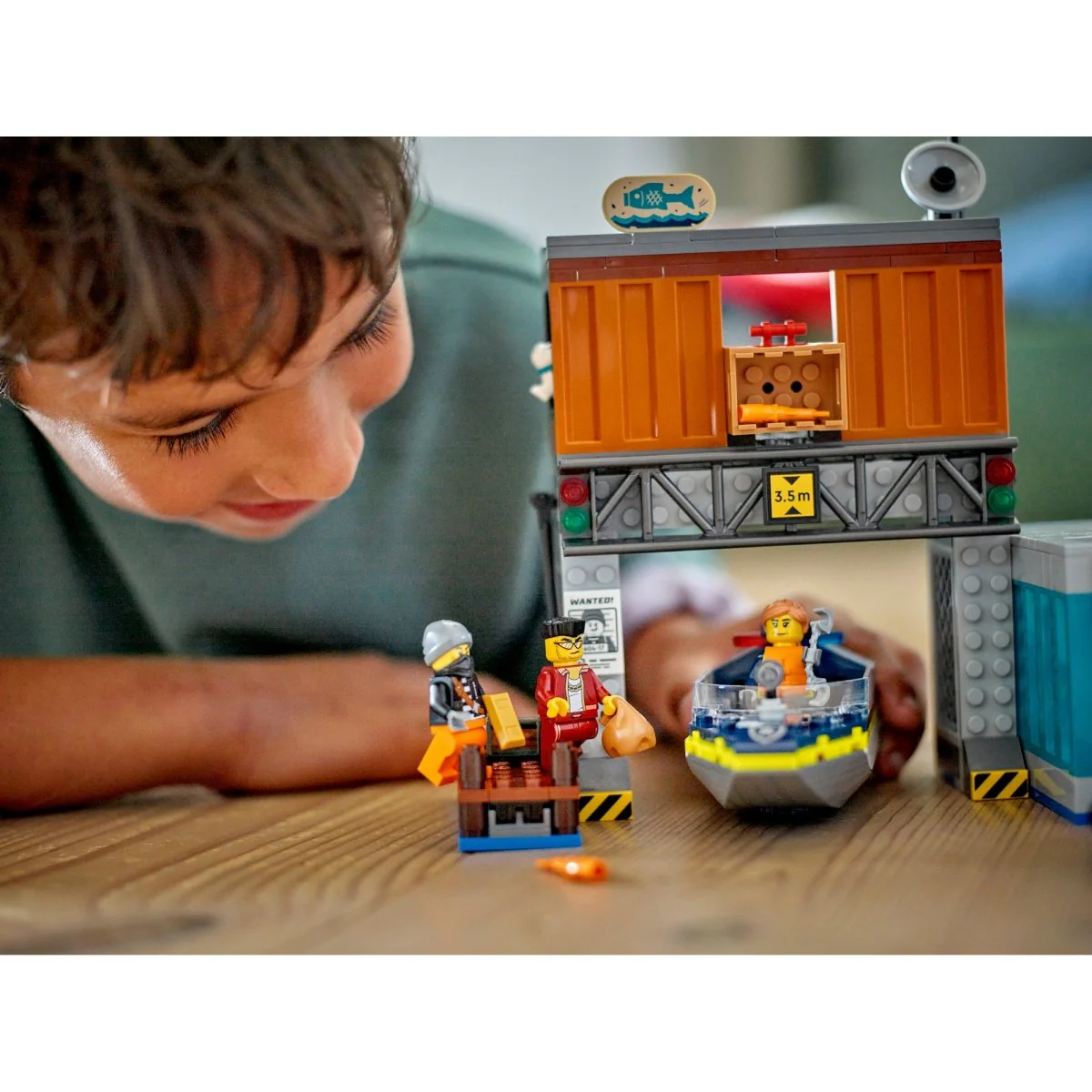 LEGO City Police Speedboat and Crooks' Hideout, 60417, Ages 6+, 311 Pieces - Image 14