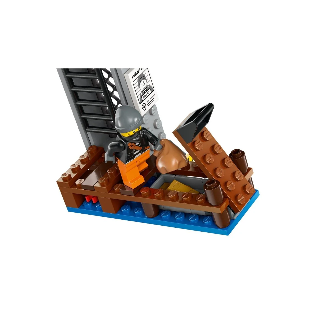 LEGO City Police Speedboat and Crooks' Hideout, 60417, Ages 6+, 311 Pieces - Image 9