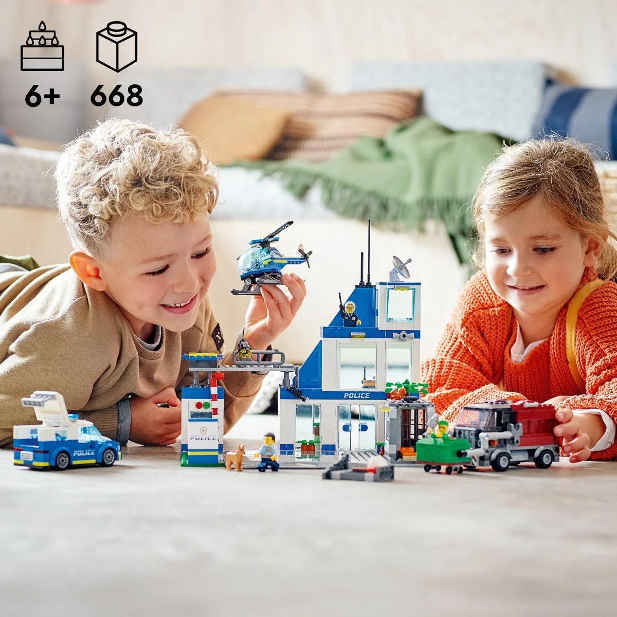 LEGO City Police Station, 60316, Ages 6+, 668 Pieces - Image 12