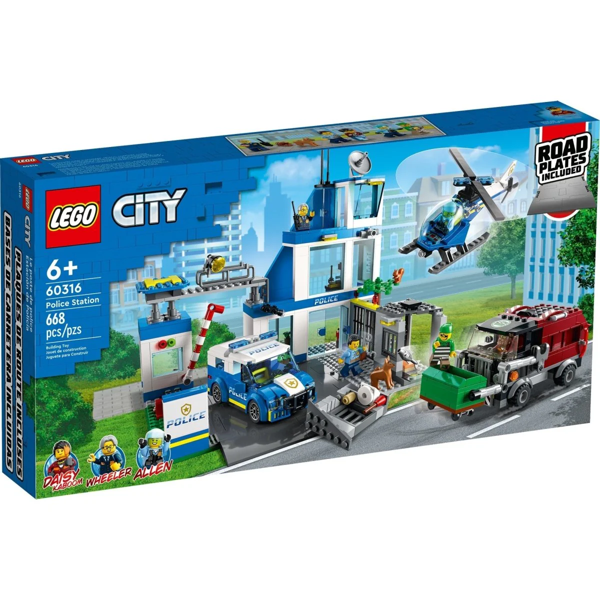 LEGO City Police Station, 60316, Ages 6+, 668 Pieces - Image 2