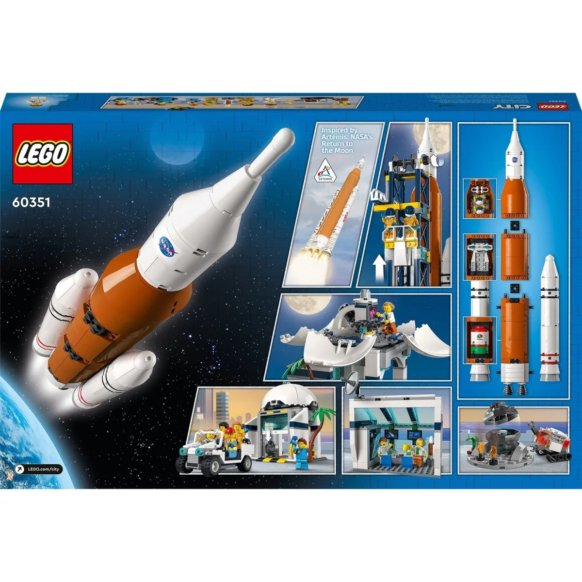 LEGO City Rocket Launch Center, 60351, Ages 7+, 1010 Pieces - Image 3