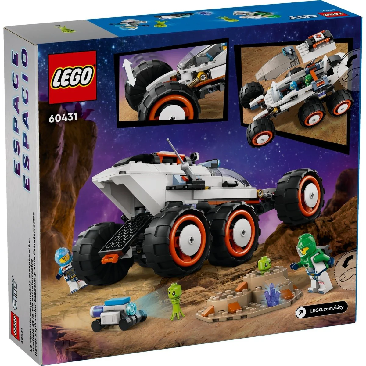 LEGO City Space Explorer Rover and Alien Life, 60431, Ages 6+, 311 Pieces - Image 3