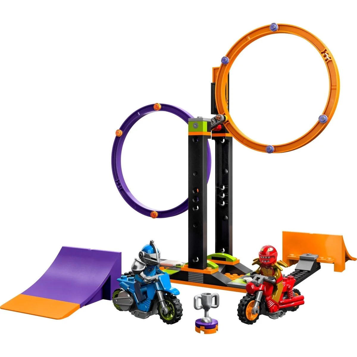 LEGO City Spinning Stunt Challenge, 60360, Ages 6+, 117 Pieces - Image 4