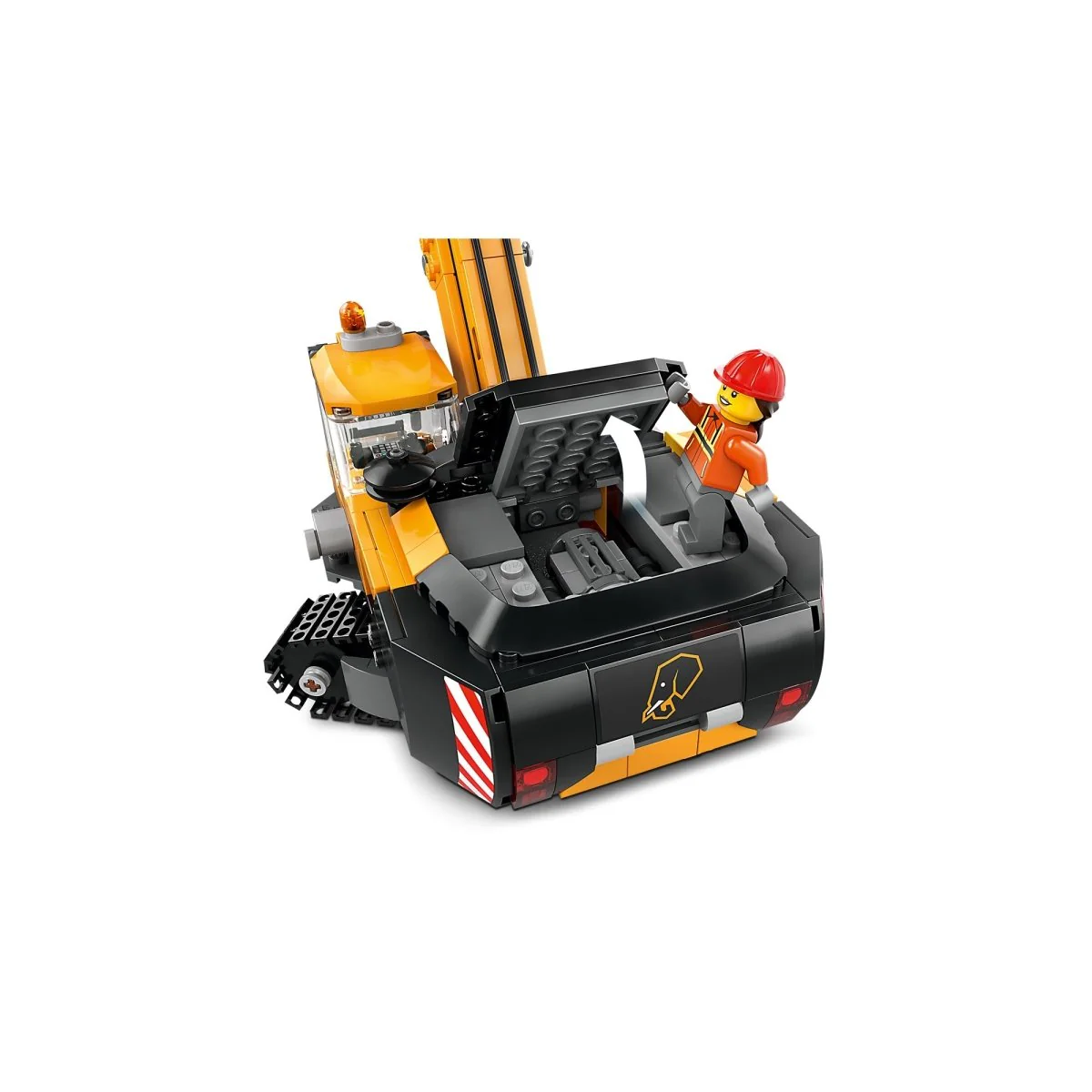 LEGO City Yellow Construction Excavator, 60420, Ages 8+, 633 Pieces - Image 7