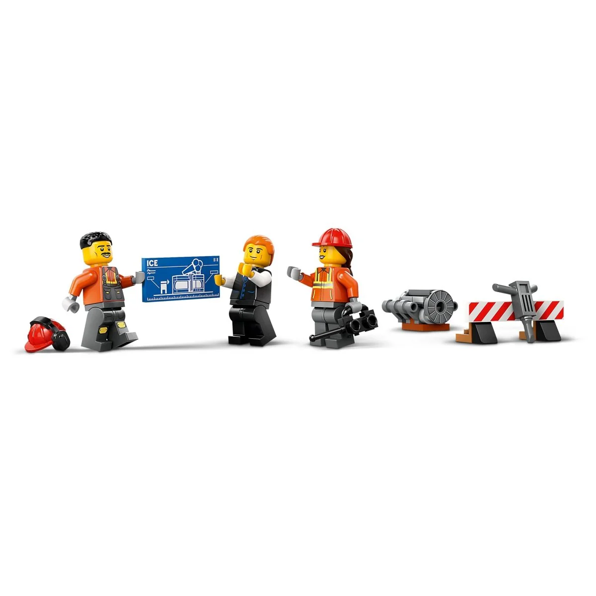 LEGO City Yellow Construction Excavator, 60420, Ages 8+, 633 Pieces - Image 8