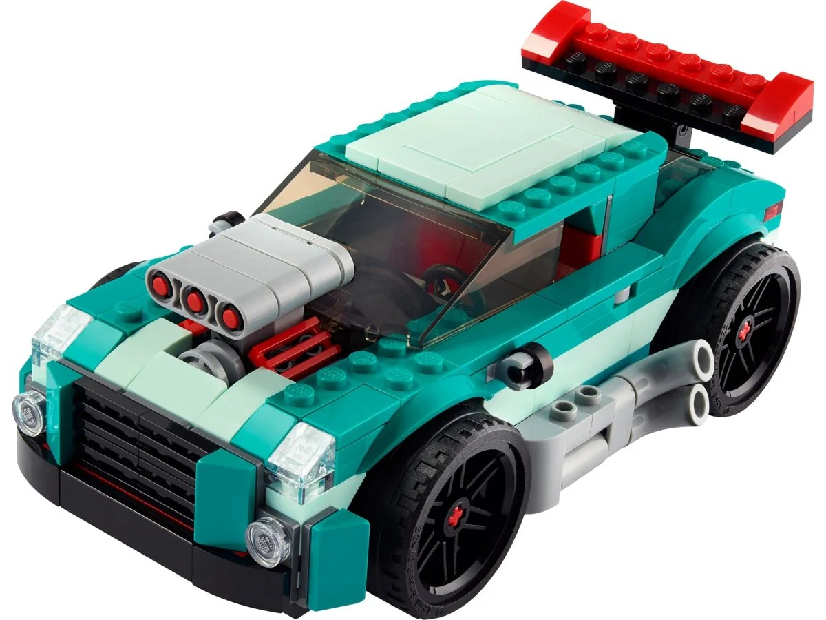 LEGO Creator 3-in-1 Street Racer, 31127, Ages 7+, 258 Pieces - Image 2