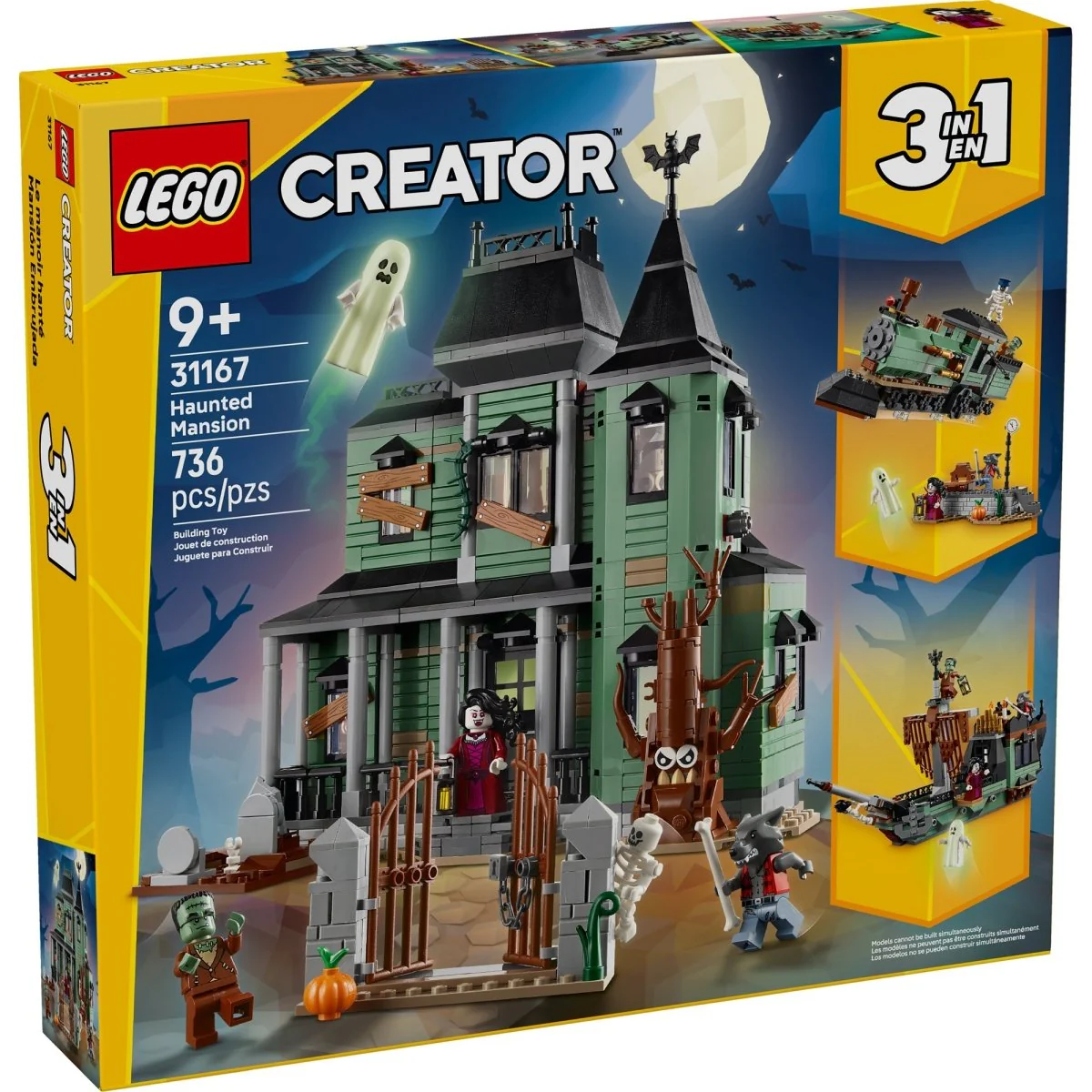 LEGO Creator Haunted Mansion, 31167, Ages 9+, 736 Pieces - Image 2
