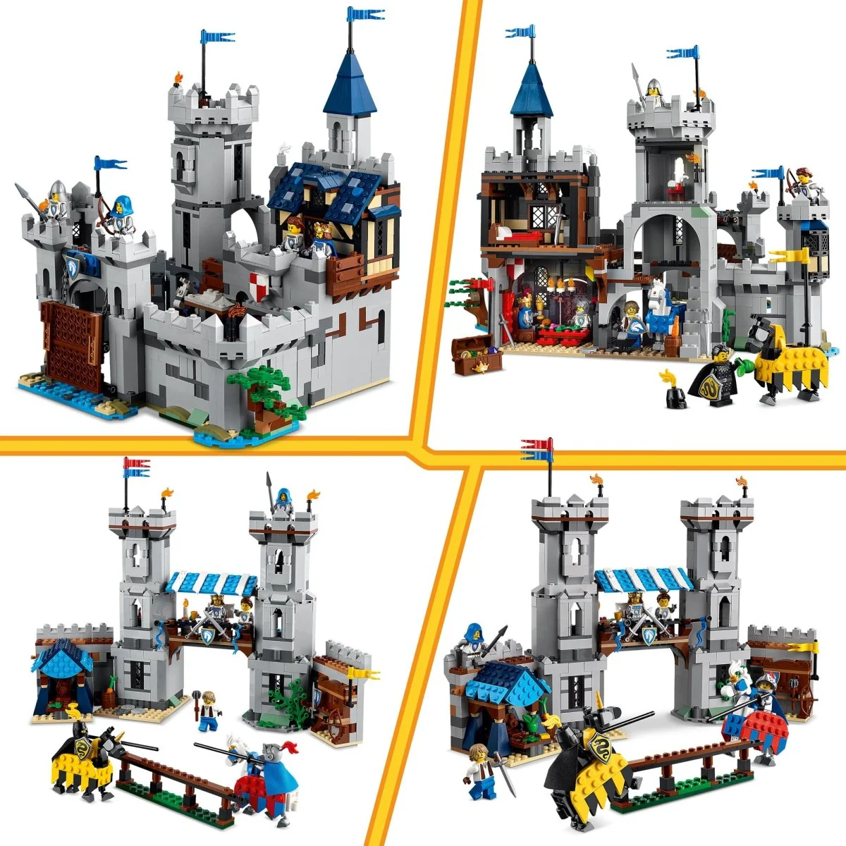 LEGO Creator Medieval Horse Knight Castle, 31168, Ages 9+, 1371 Pieces - Image 15