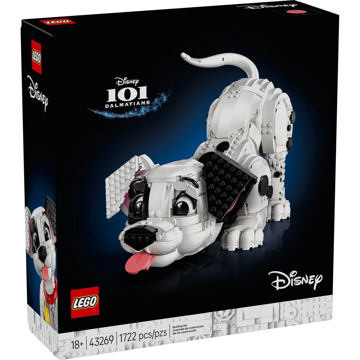 LEGO Disney 101 Dalmatians Puppy, 43269, Ages 18+, 1722 Pieces - Image 2