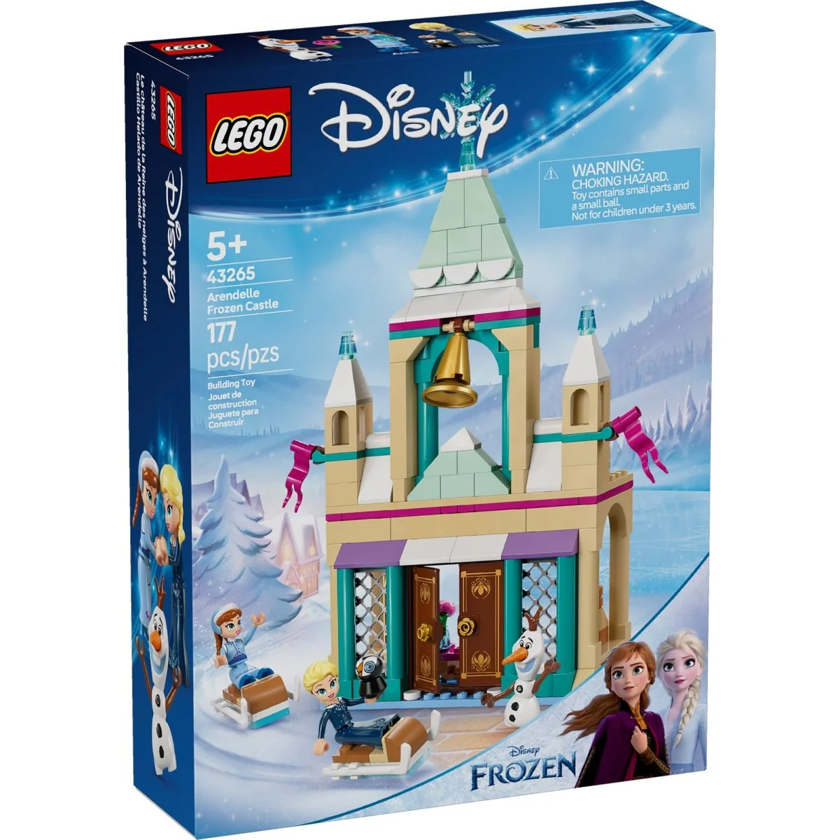 LEGO Disney Arendelle Frozen Castle, 43265, Ages 5+, 177 Pieces - Image 2