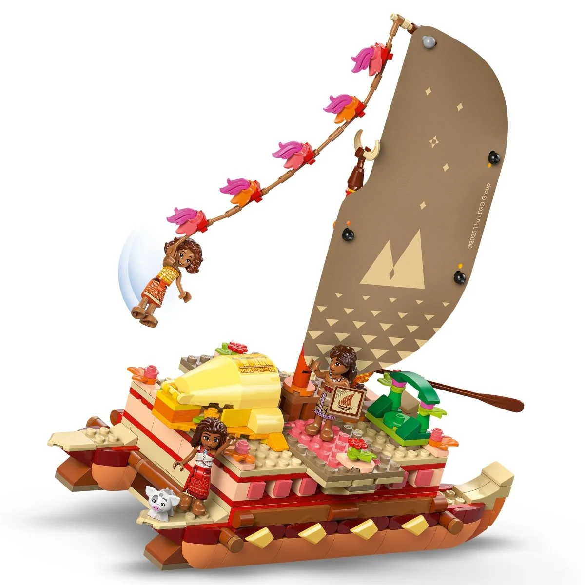 LEGO Disney Moana's Adventure Canoe, 43270, Ages 6+, 529 Pieces - Image 4