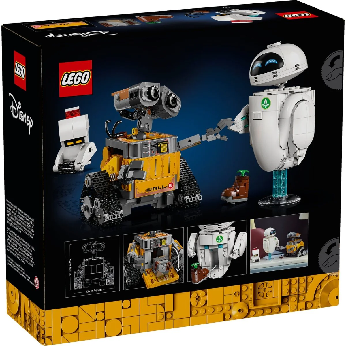 LEGO Disney WALL-E and EVE, 43279, Ages 18+, 811 Pieces - Image 3