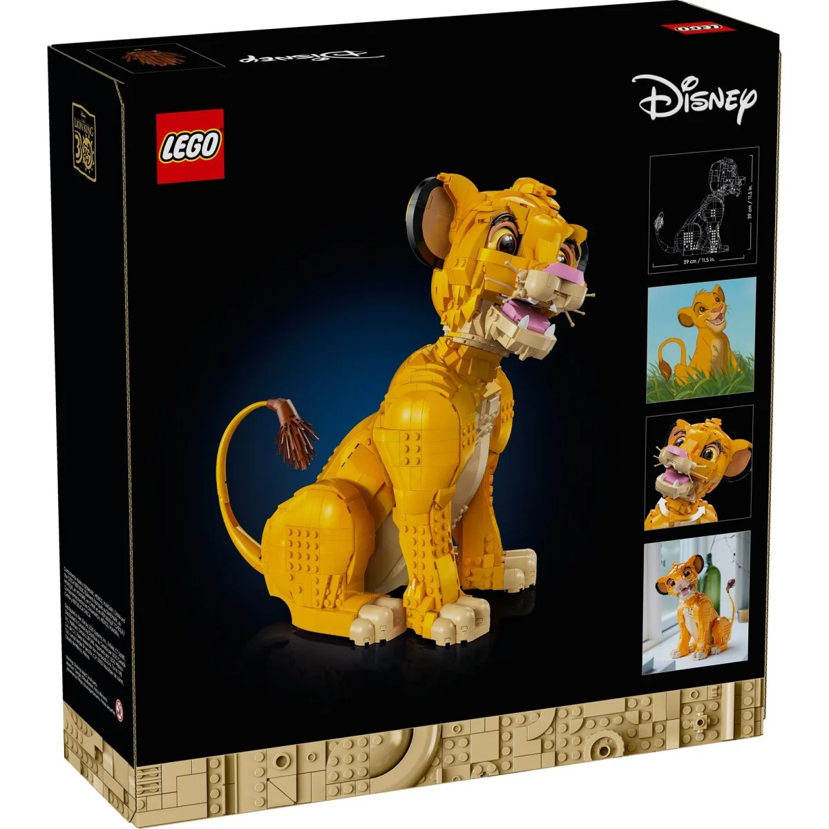 LEGO Disney Young Simba the Lion King, 43247, Ages 18+, 1445 Pieces - Image 3