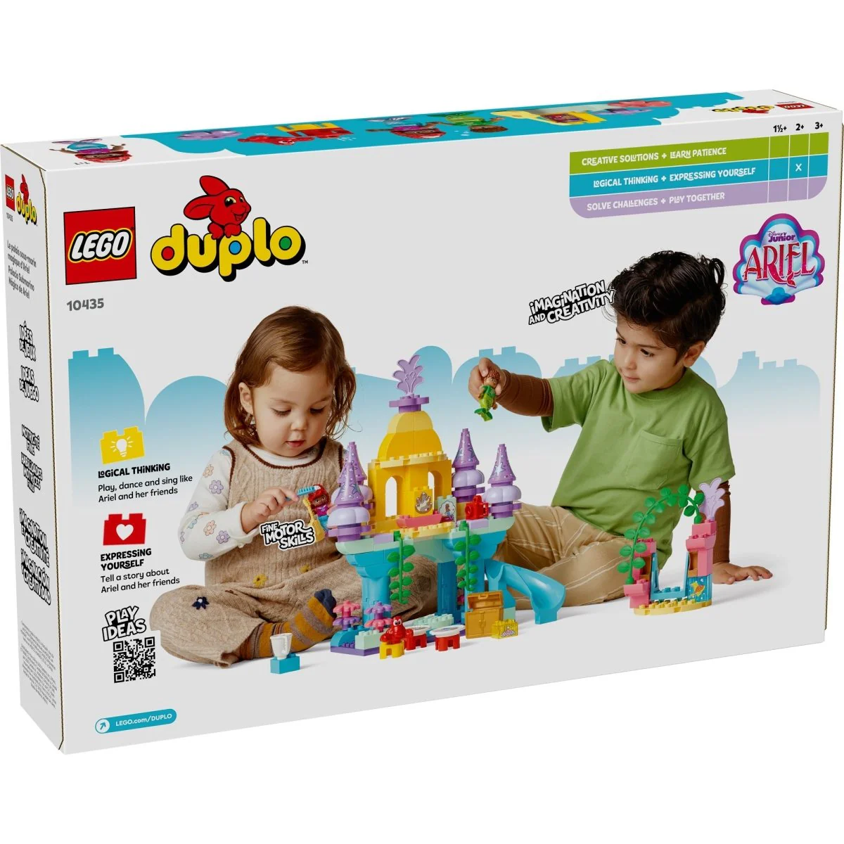 LEGO Duplo Ariel's Magical Underwater Palace, 10435, Ages 2+, 116 Pieces - Image 3