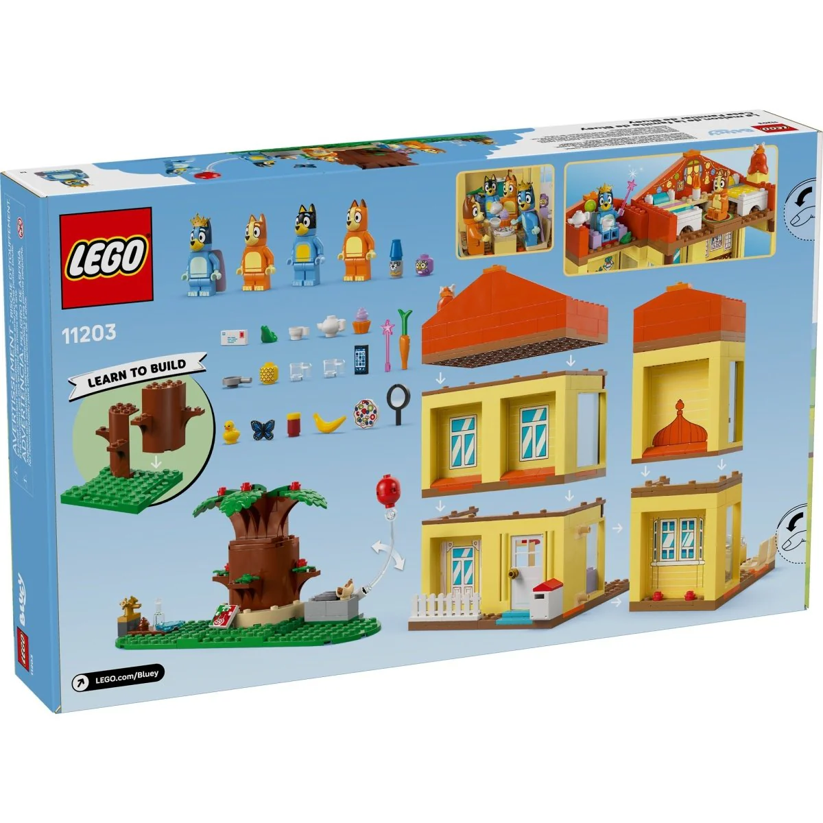 LEGO Bluey's Family House, 11203, Ages 4+, 382 Pieces - Image 3