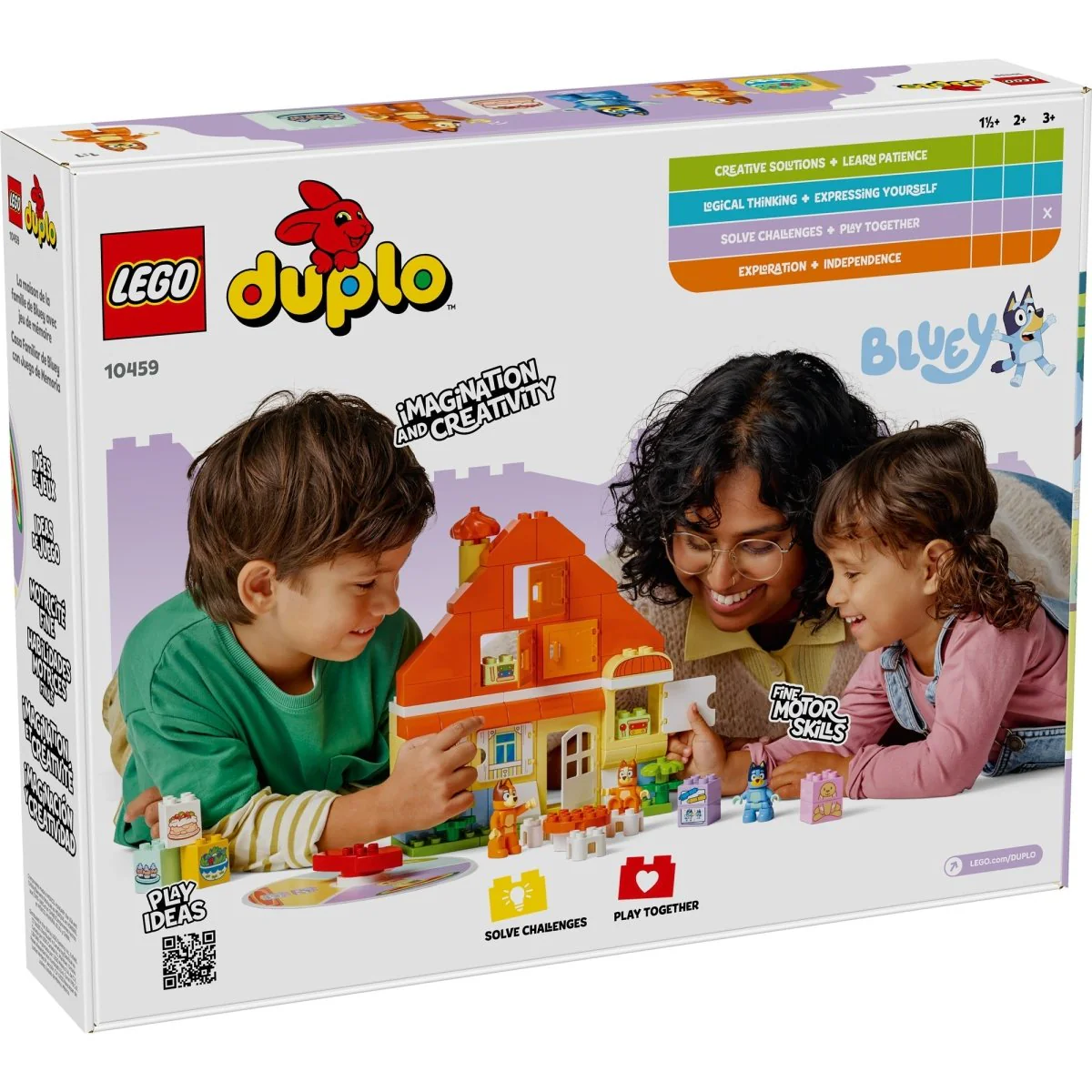 LEGO Duplo Bluey's Family House with Memory Game, 10459, Ages 3+, 83 Pieces - Image 3