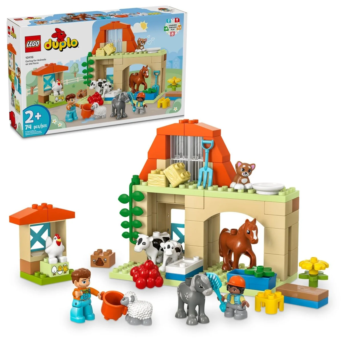 LEGO Duplo Caring for Animals at the Farm, 10416, Ages 2+, 74 Pieces