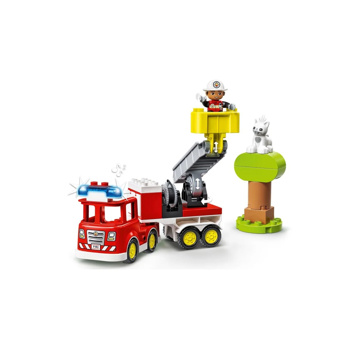 LEGO Duplo Fire Truck, 10969, Ages 2+, 21 Pieces - Image 7