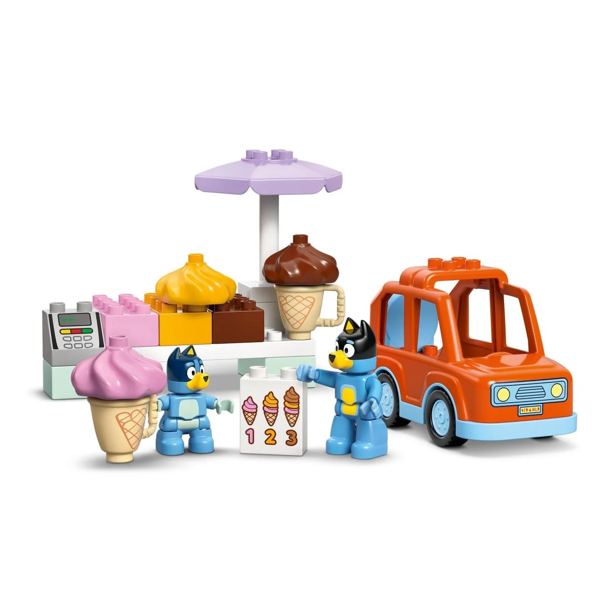 LEGO Duplo Ice Cream Trip with Bluey, 10458, Ages 2+, 22 Pieces - Image 5