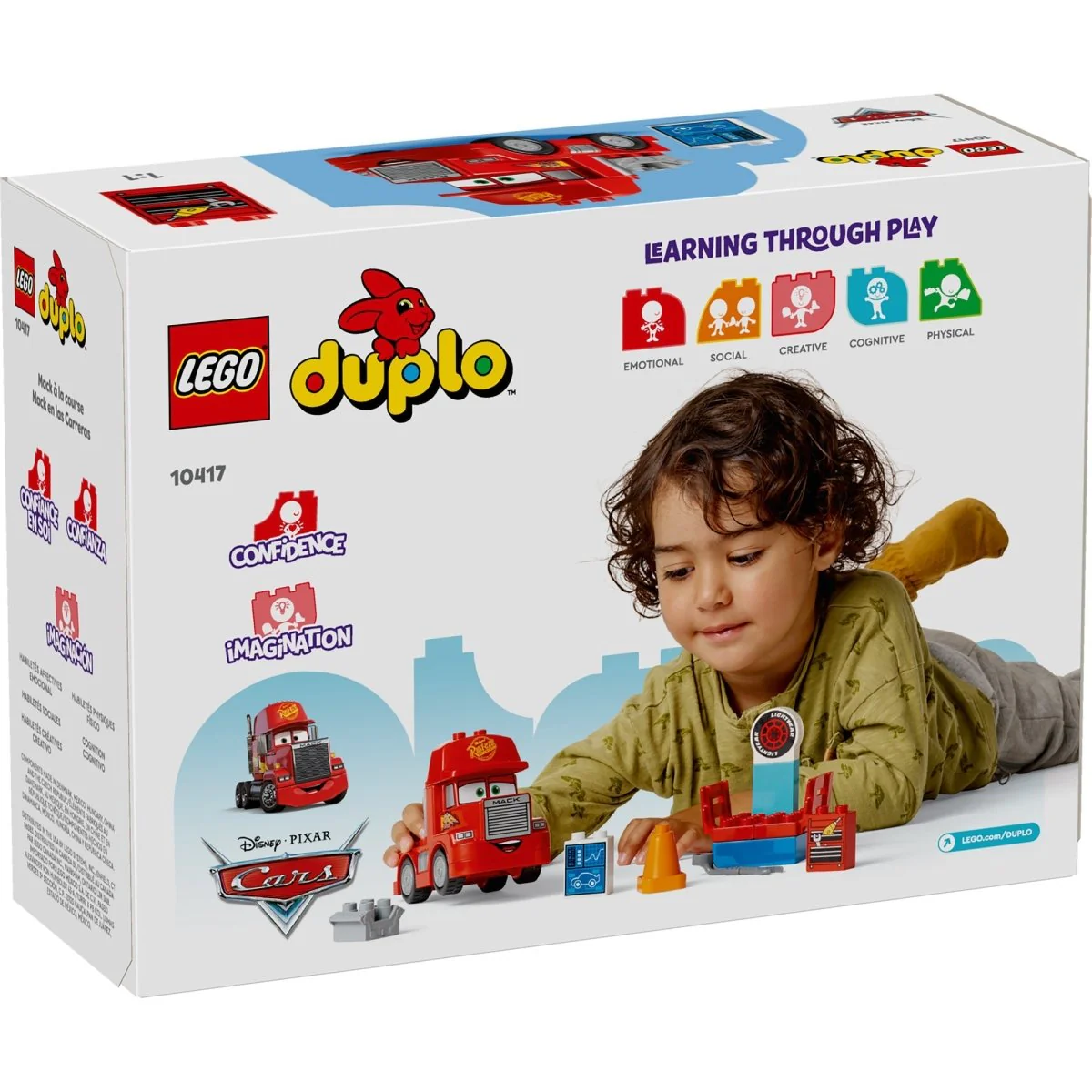 LEGO Duplo Mack at the Race, 10417, Ages 2+, 14 Pieces - Image 3