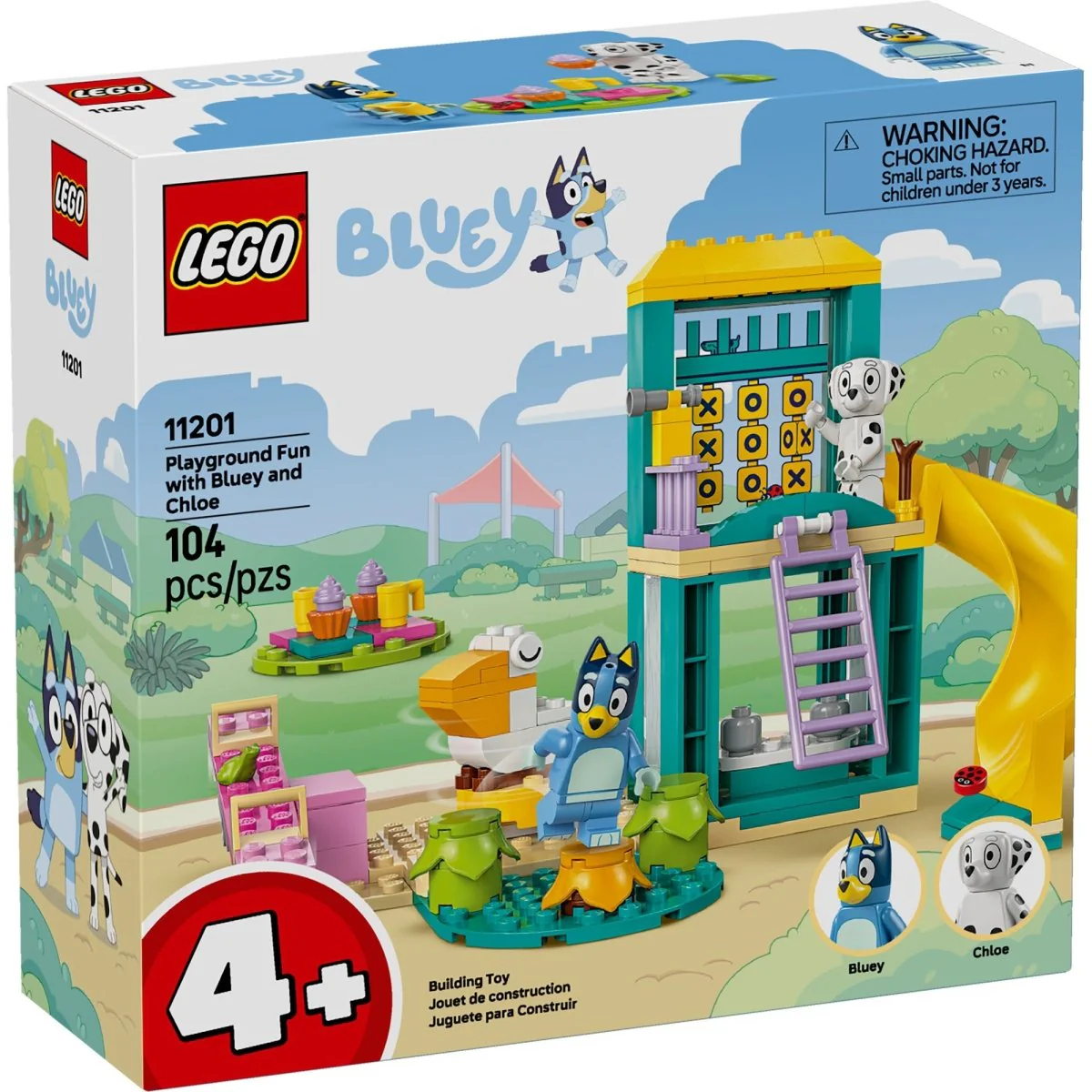 LEGO Duplo Playground Fun with Bluey and Chloe, 11201, Ages 4+, 104 Pieces - Image 2