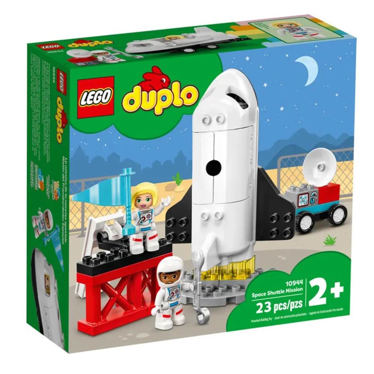 LEGO Duplo Space Shuttle Mission, 10944, Ages 2+, 23 Pieces