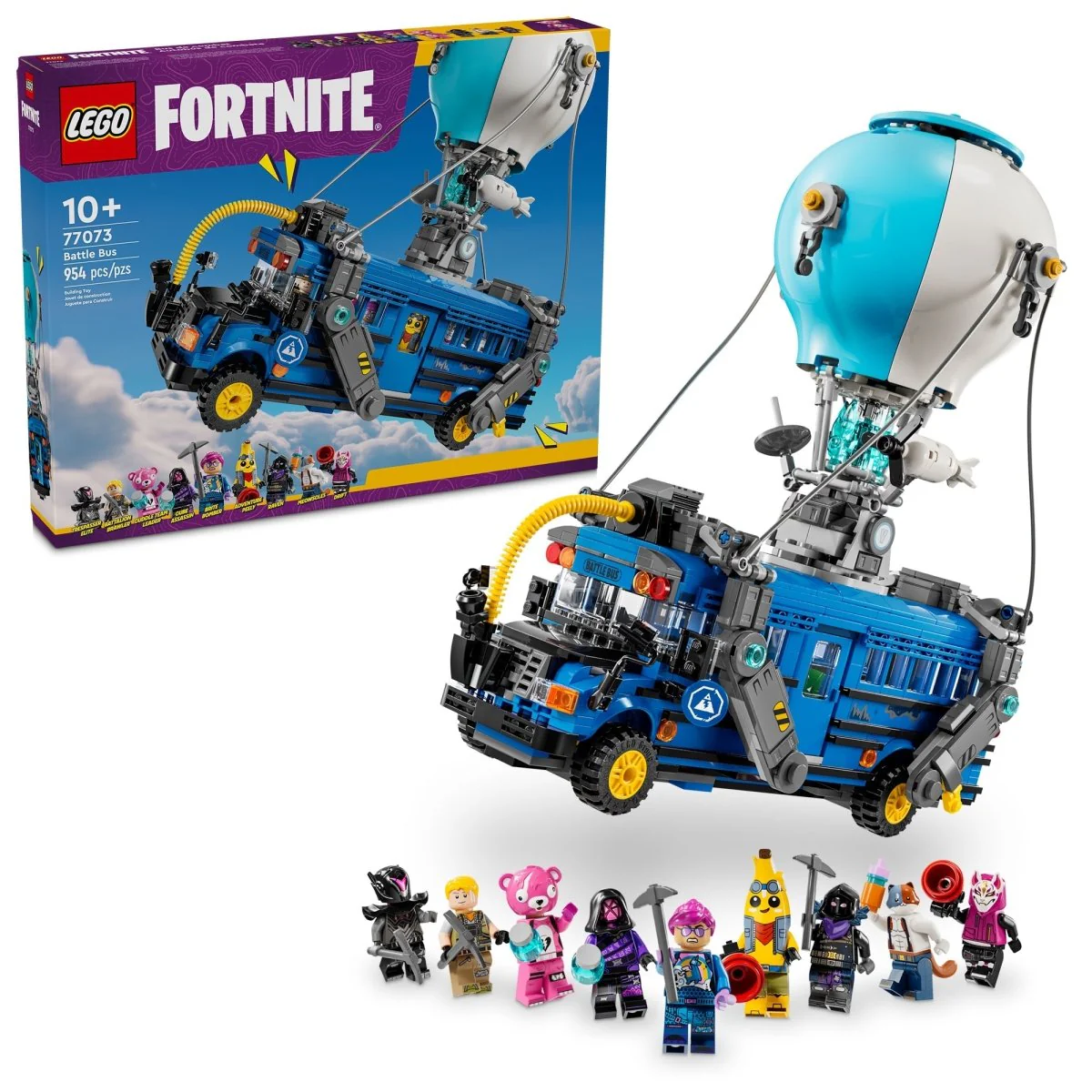 LEGO Fortnite Battle Bus, 77073, Ages 10+, 954 Pieces