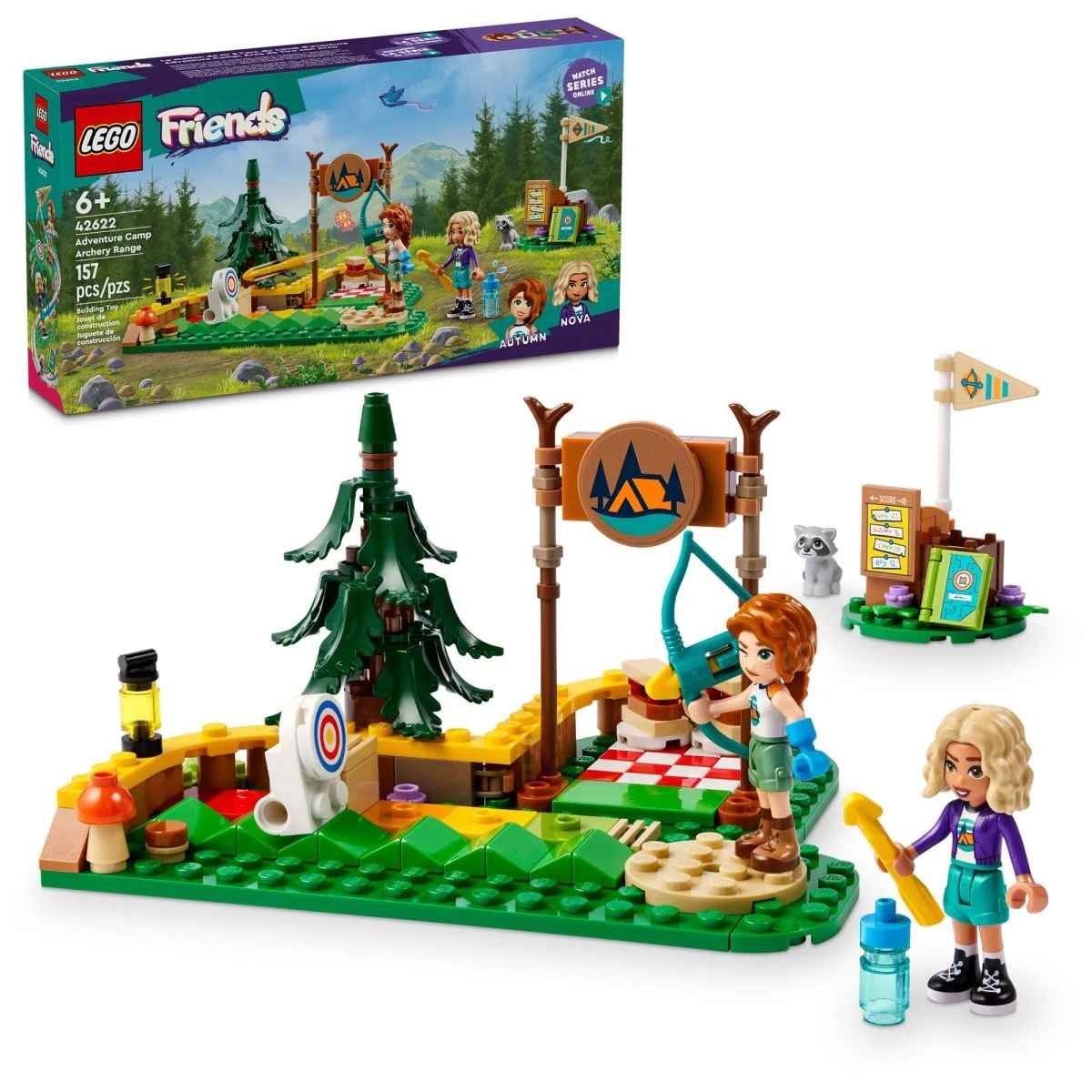 LEGO Friends Adventure Camp Archery Range, 42622, Ages 6+, 157 Pieces