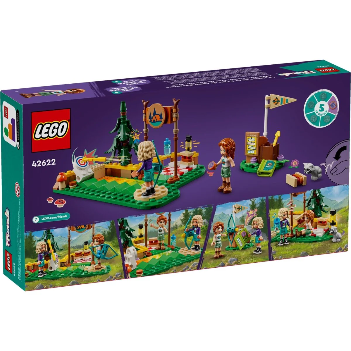LEGO Friends Adventure Camp Archery Range, 42622, Ages 6+, 157 Pieces - Image 3