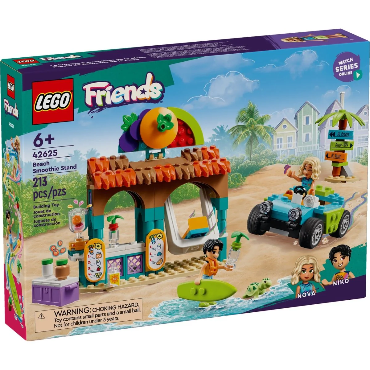 LEGO Friends Beach Smoothie Stand, 42625, Ages 6+, 213 Pieces - Image 2