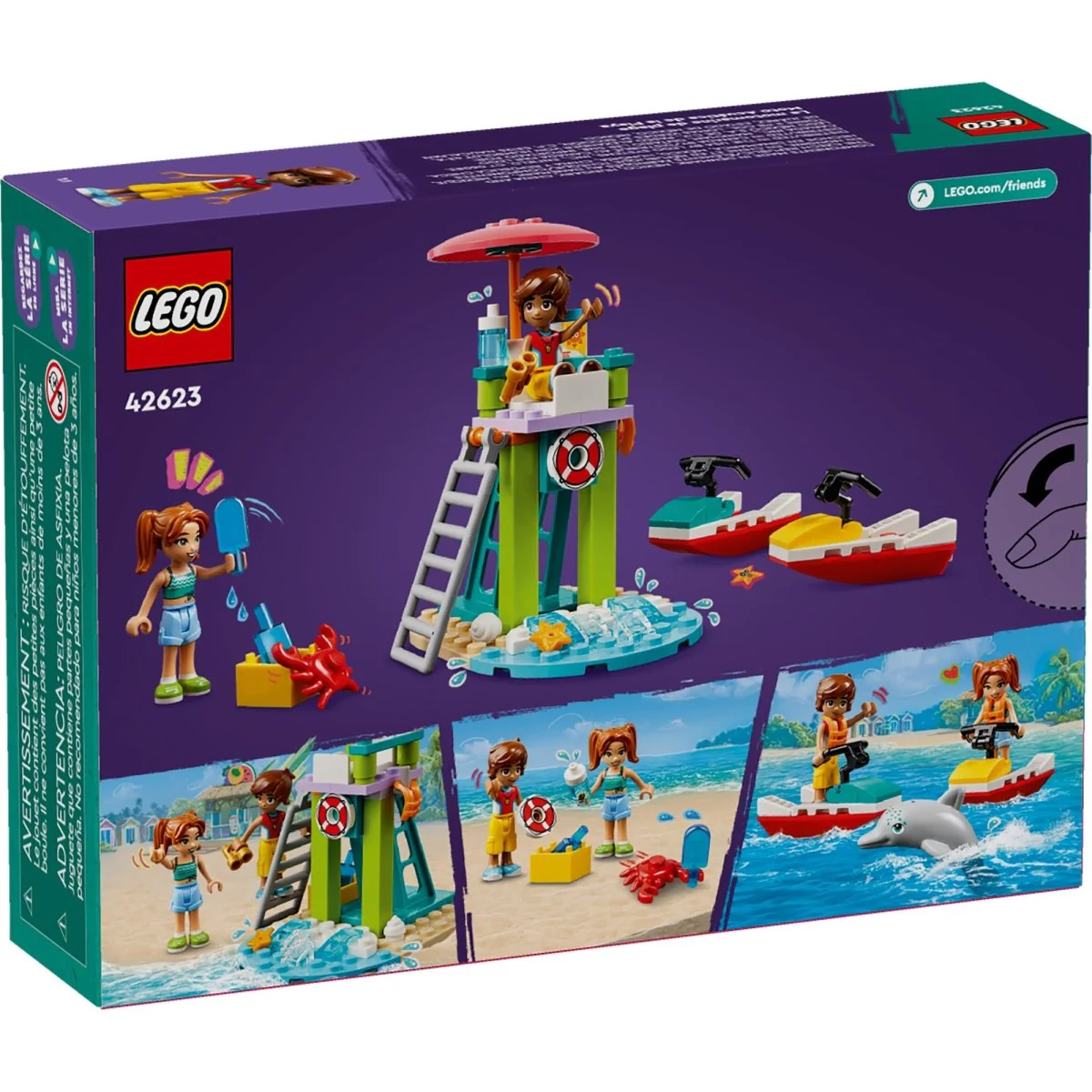 LEGO Friends Beach Water Scooter, 42623, Ages 5+, 84 Pieces - Image 3