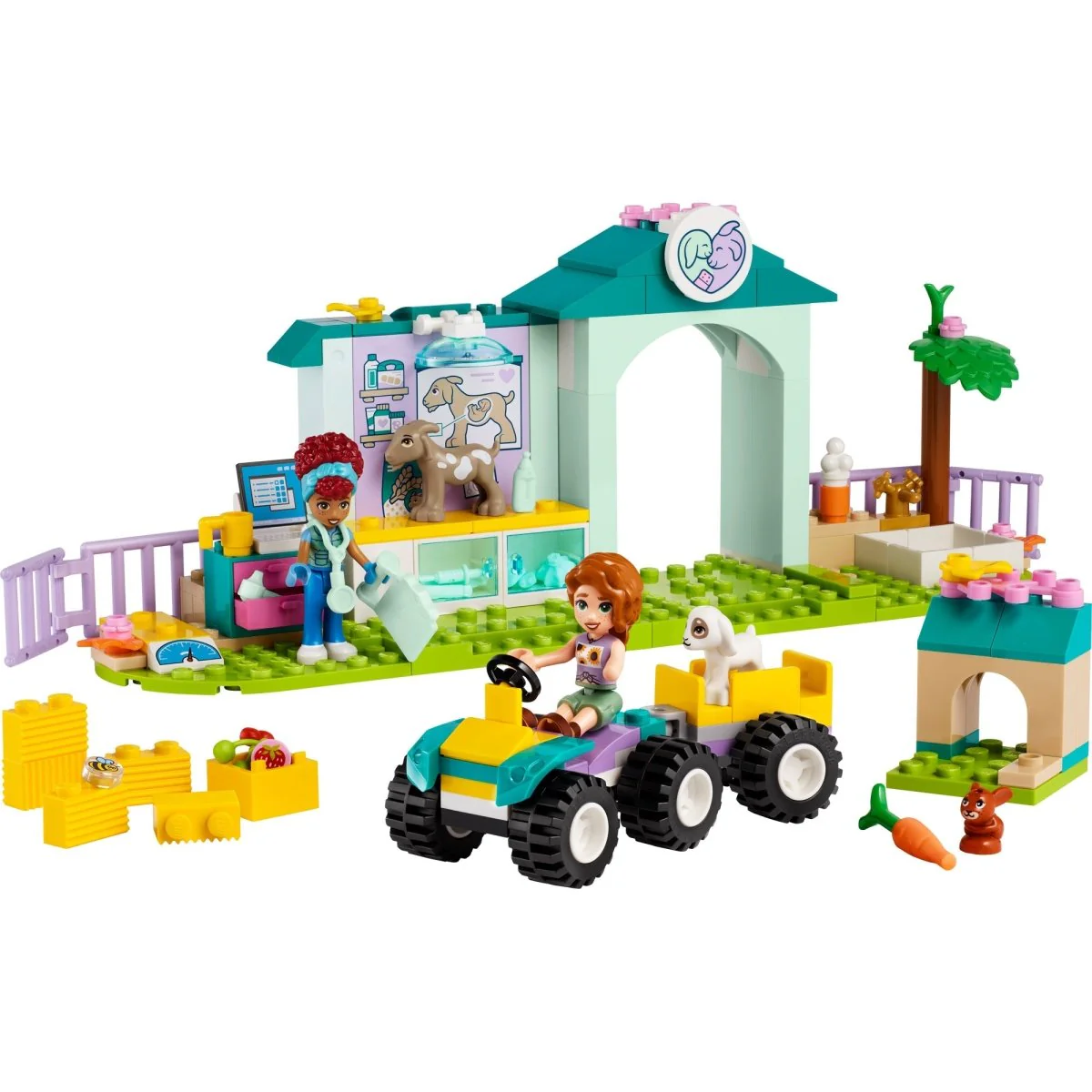 LEGO Friends Farm Animal Vet Clinic, 42632, Ages 4+, 161 Pieces - Image 5