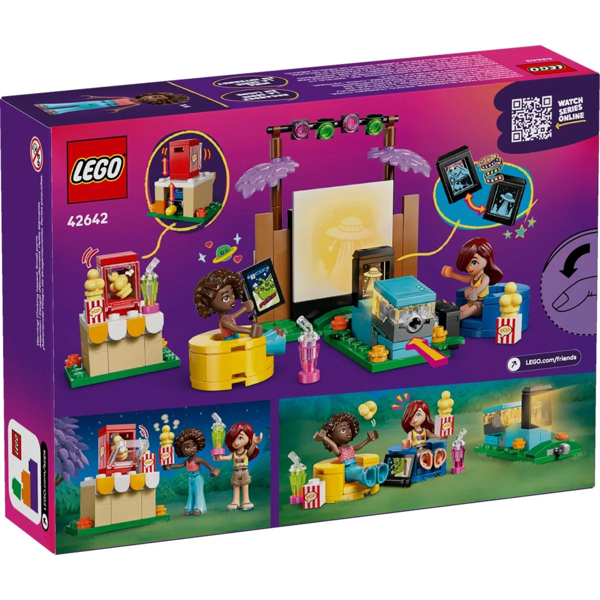 LEGO Friends Friendship Movie Night, 42642, Ages 6+, 154 Pieces - Image 3