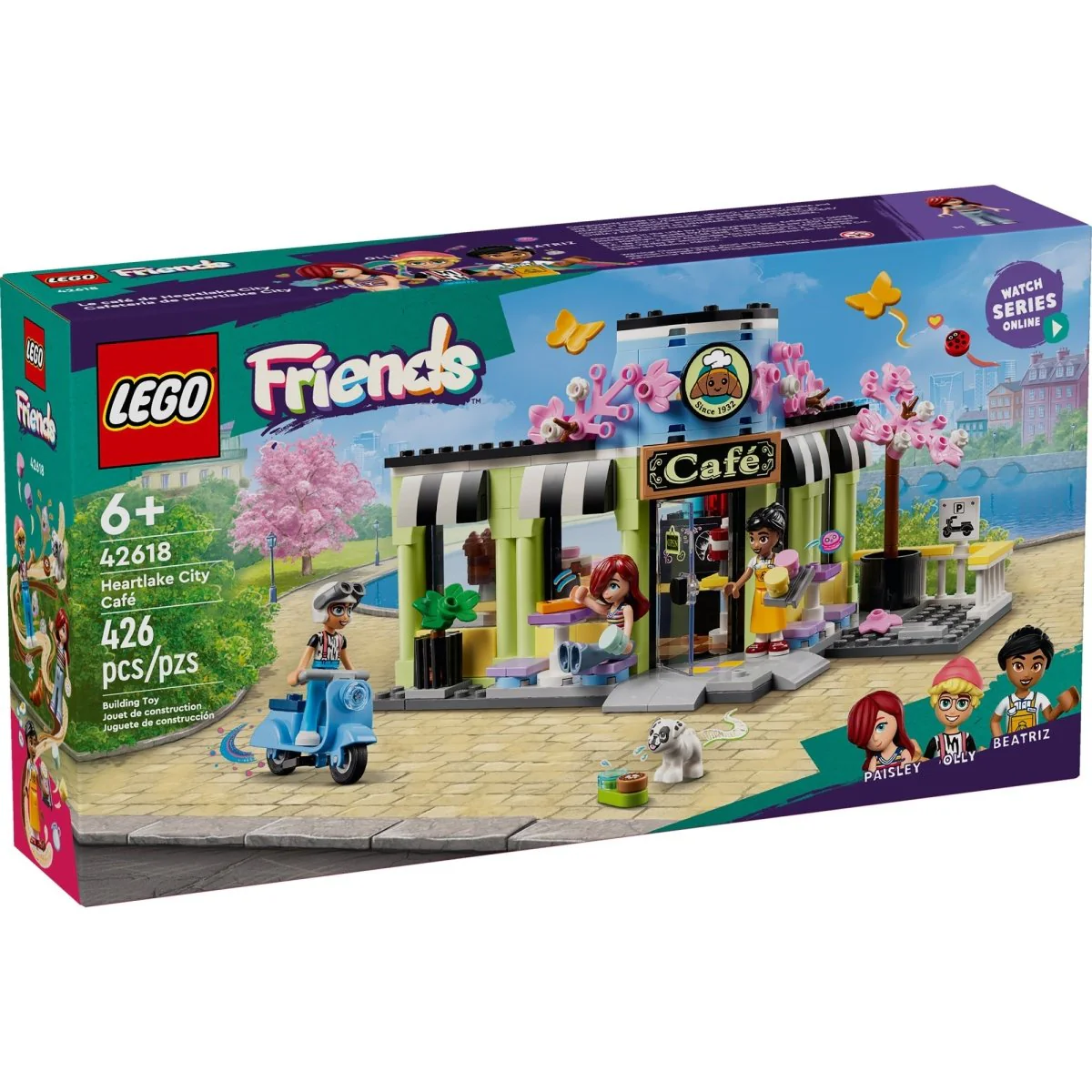 LEGO Friends Heartlake City Café, 42618, Ages 6+, 426 Pieces - Image 2
